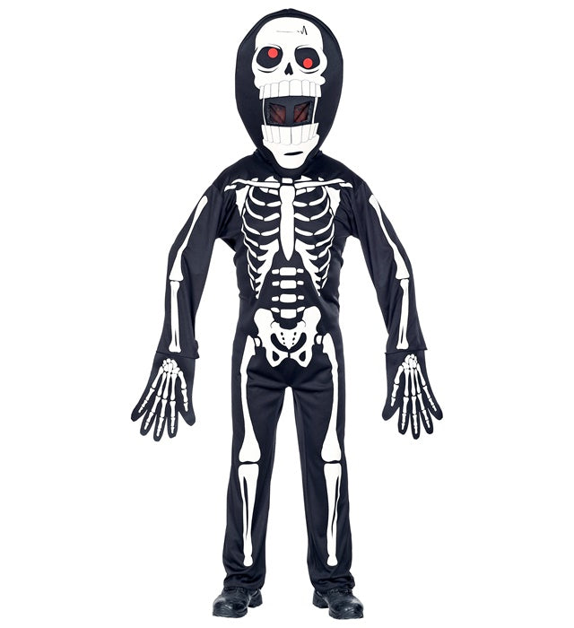 Skeleton  Overalls, Oversized Mask 