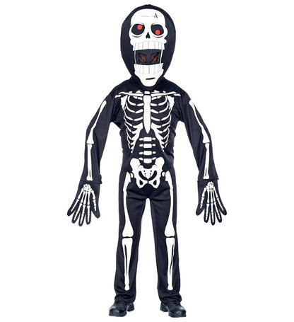 Skeleton  Overalls, Oversized Mask 