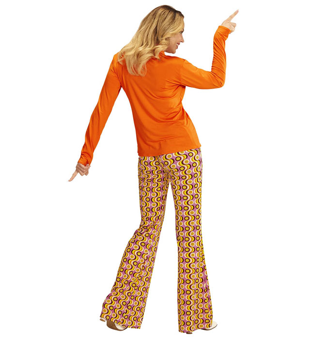The 70S Groovy Style - Orange Shirt 