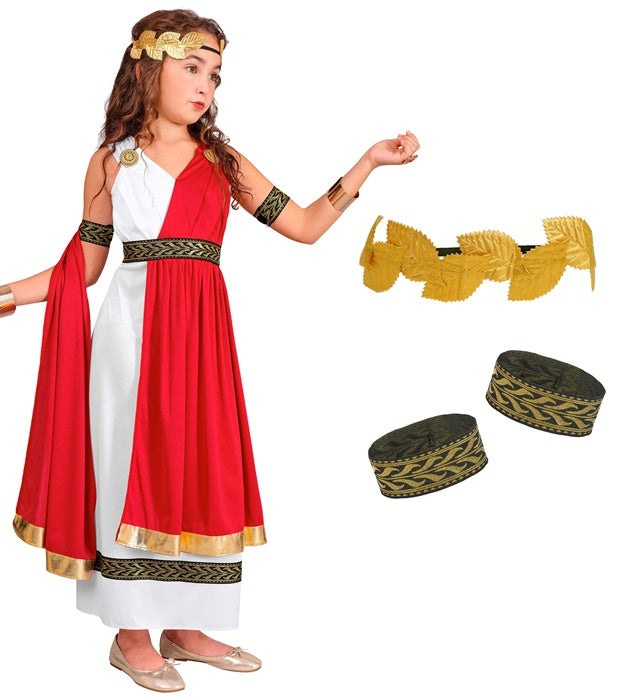 Roman Empress Costume for Girls Image 2