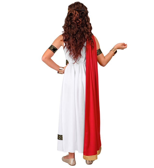 Roman Empress  Dress With Drape, Armbands, Laurel Wreath 