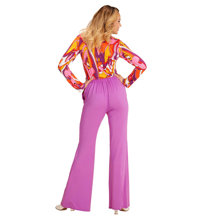The 70S Groovy Style -  Purple  Pants 