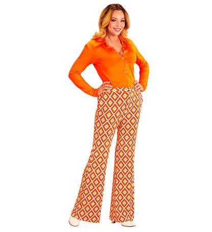 The 70S Groovy Style - Rhombus  Pants 