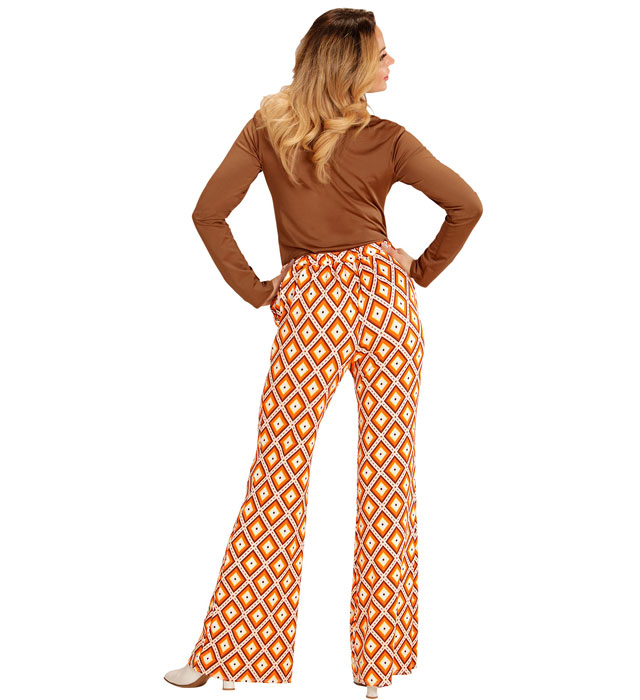 The 70S Groovy Style - Rhombus  Pants 