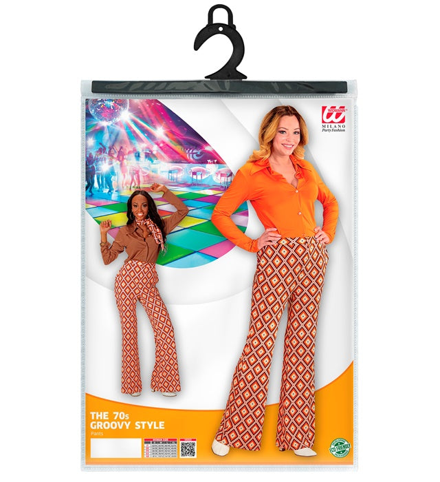 The 70S Groovy Style - Rhombus  Pants 