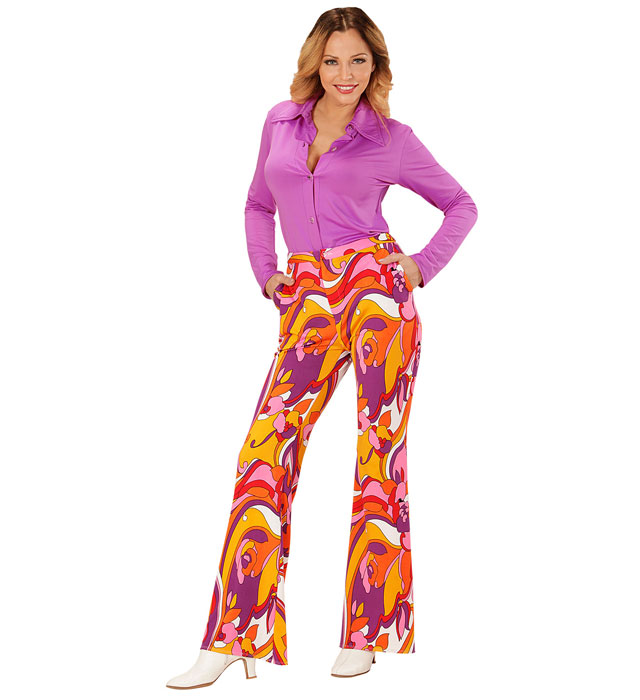 The 70S Groovy Style - Orchid  Pants 