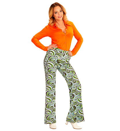 The 70S Groovy Style - Waves  Pants 