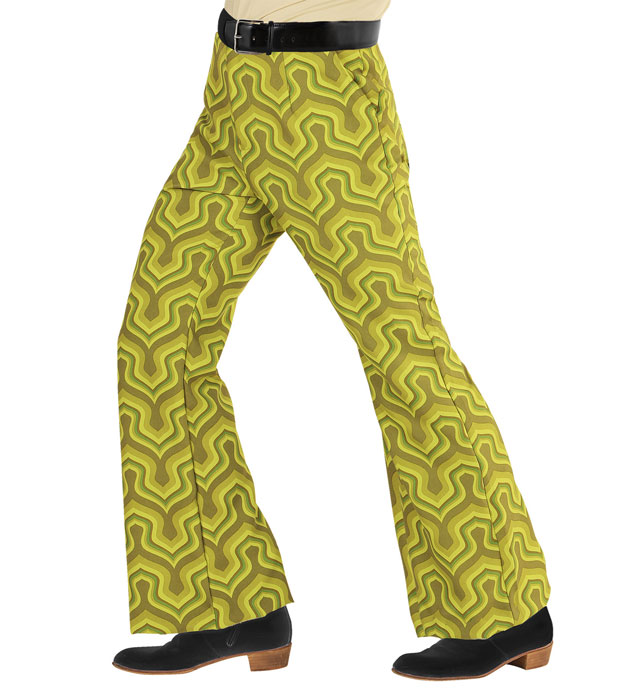 The 70S Groovy Style - Wallpaper  Pants 