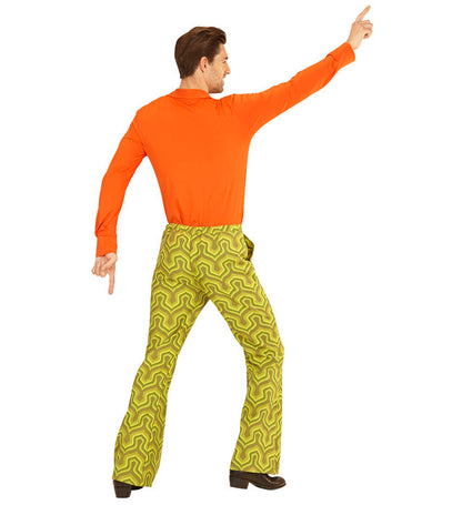 The 70S Groovy Style - Wallpaper  Pants 