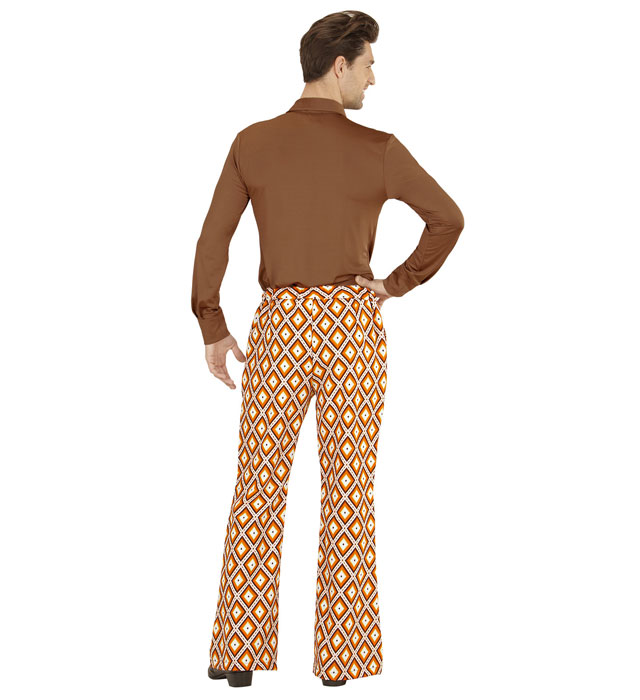 The 70S Groovy Style - Rhombus  Pants 