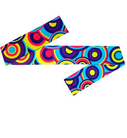 The 70S Groovy Style - Blue Bubbles  Headband 