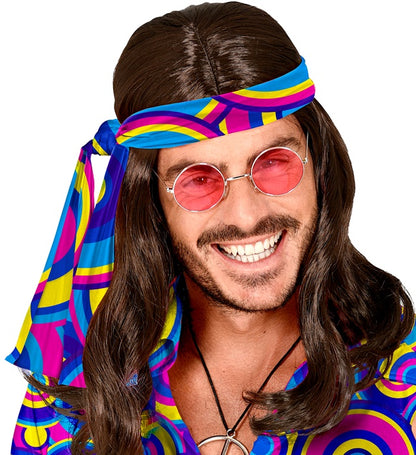 The 70S Groovy Style - Blue Bubbles  Headband 