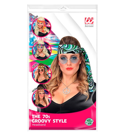 The 70S Groovy Style - Waves  Headband 