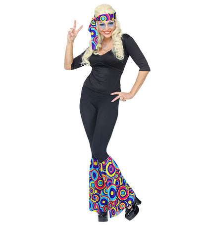 The 70S Groovy Style - Blue Bubbles  Headband & Leg Warmers 