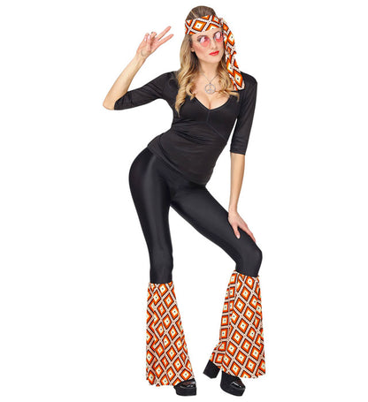 The 70S Groovy Style - Rhombus  Headband & Leg Warmers 