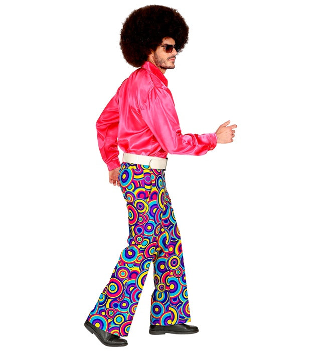 The 70S Groovy Style - Blue Bubbles  Pants 