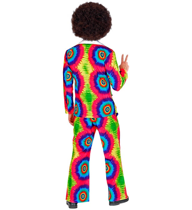The 70S Groovy Style - Tie Dye  Jacket, Pants 