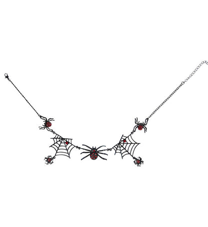 Strass Spider Necklace