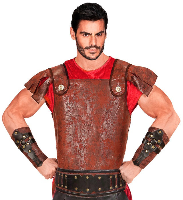 Leather Look Roman/Greek Arm Guards