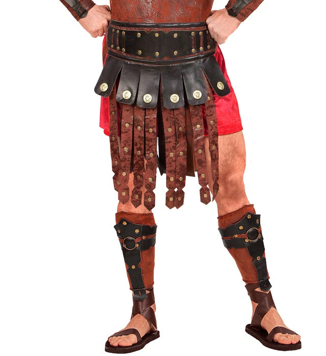 Leather Look Roman/Greek Apron & Belt