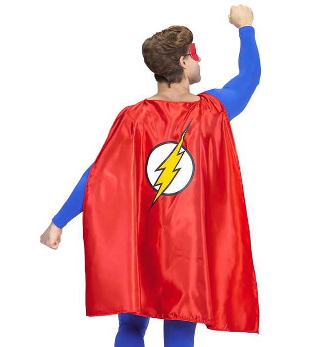 Super Hero  Cape, Eyemask  - 85 Cm