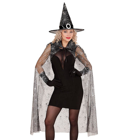 Witch  Cape, Hat  - 125 Cm