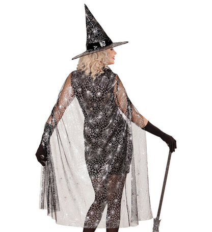 Witch  Cape, Hat  - 125 Cm