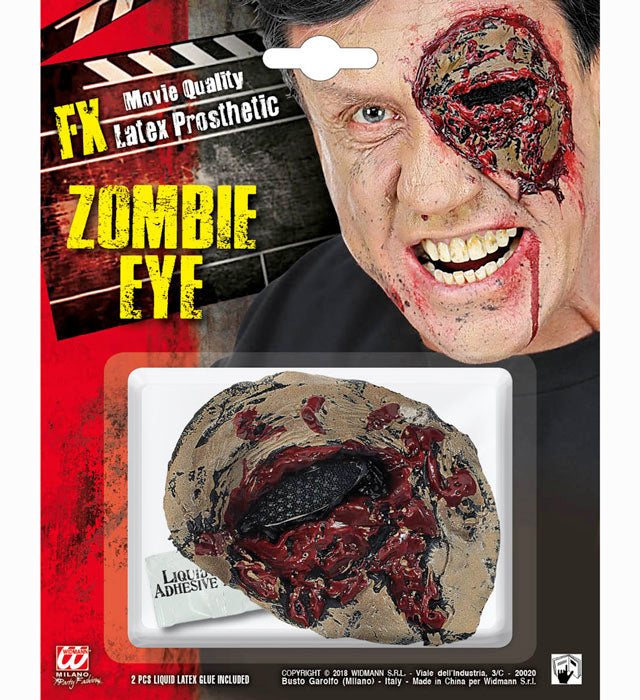 Fx Latex Prosthetic Zombie Eye With 2 Pcs Liquid Latex Glue