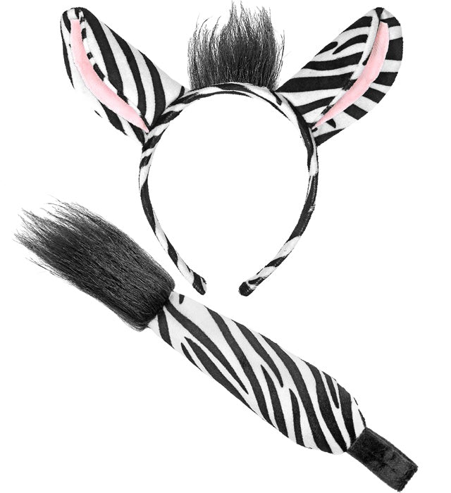 Zebra  Ears, Tail 