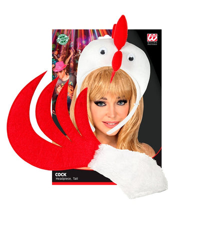 Cock  Headpiece, Tail 