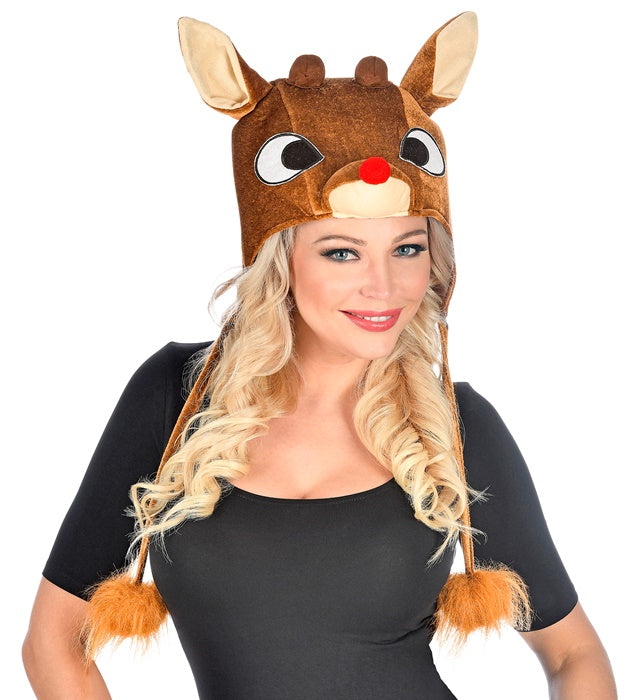 Plush Reindeer Hat