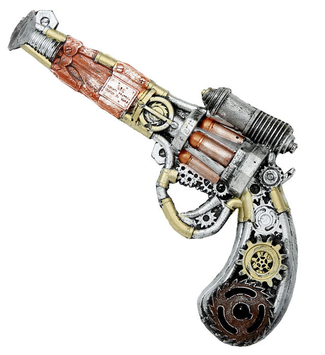 Steampunk Foam Latex Revolver Gun 32 Cm