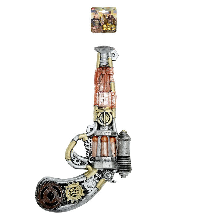 Steampunk Foam Latex Revolver Gun 32 Cm