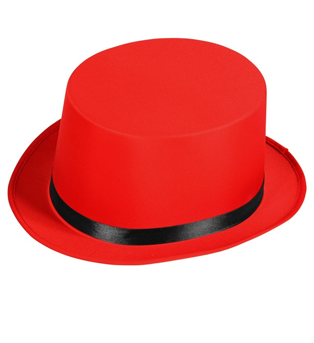 Ringmaster Top Hat Red - 13 Cm