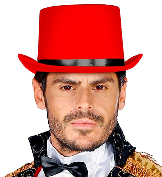 Ringmaster Top Hat Red - 13 Cm