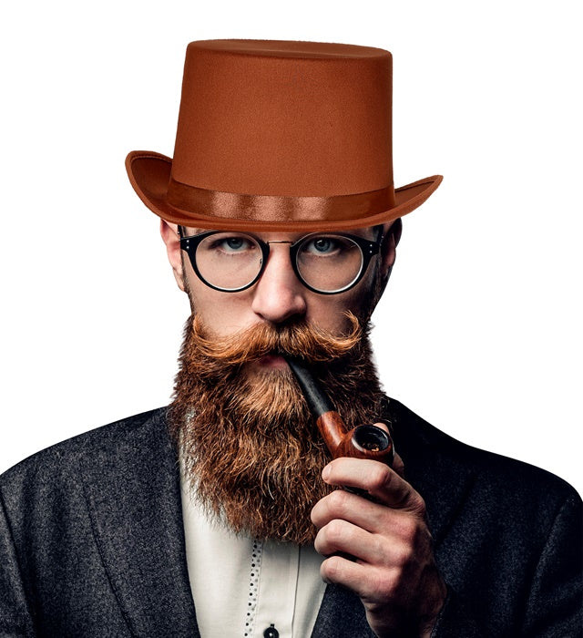 Top Hat Brown 13 Cm