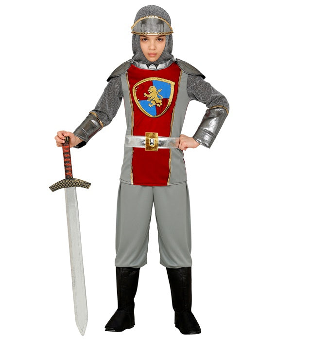 Medieval Knight  Coat With Hood And Belt, Pants, Boot Covers 