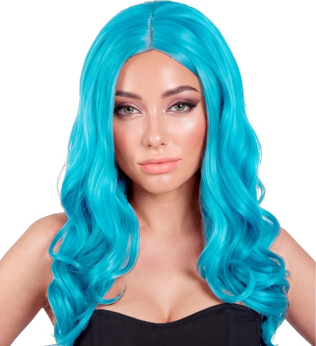 Light Blue Roxy Wig In Box