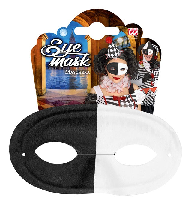 Black &amp; White Masquerade Eyemask