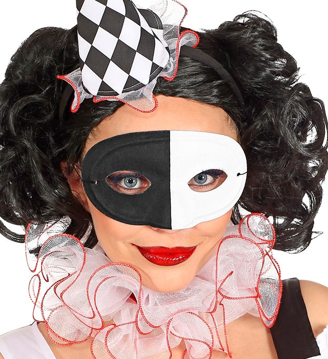 Black &amp; White Masquerade Eyemask