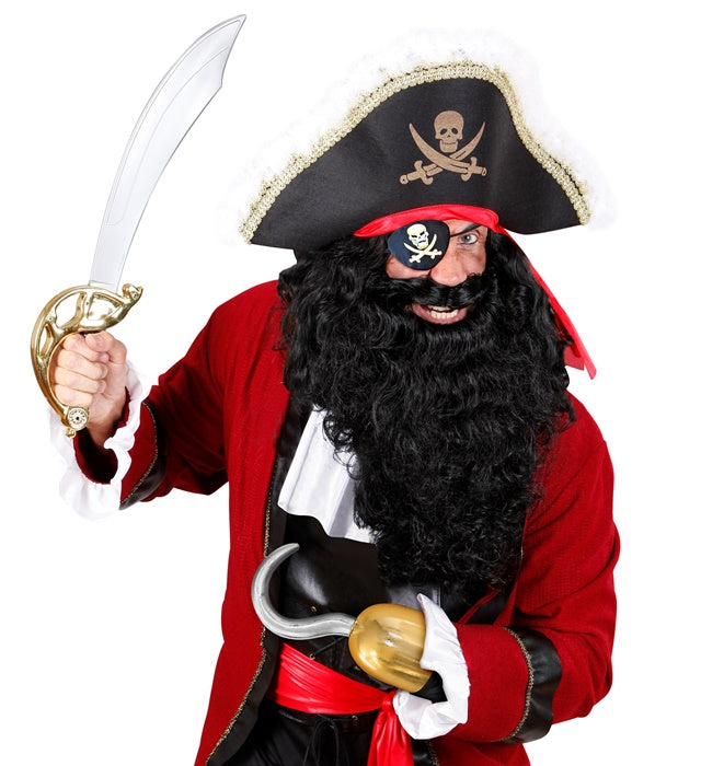 Metallic Pirate Hook With Sleeve