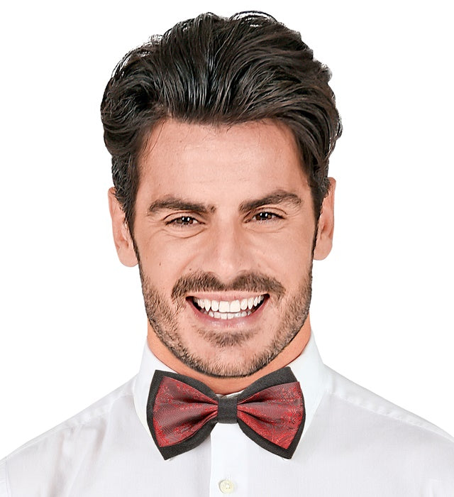 Burgundy Jacquard Vintage Bow Tie