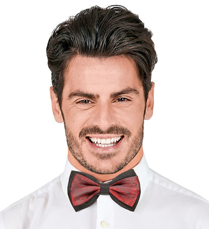 Burgundy Jacquard Vintage Bow Tie