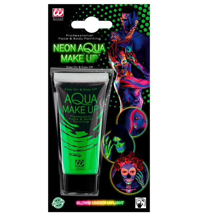 Neon Green Aqua Make-Up In Tube 30 Ml