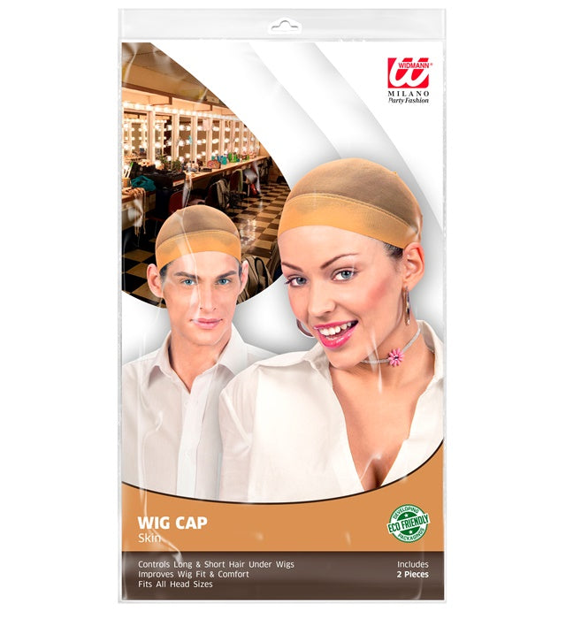 Set Of 2 Skin Color Wig Caps