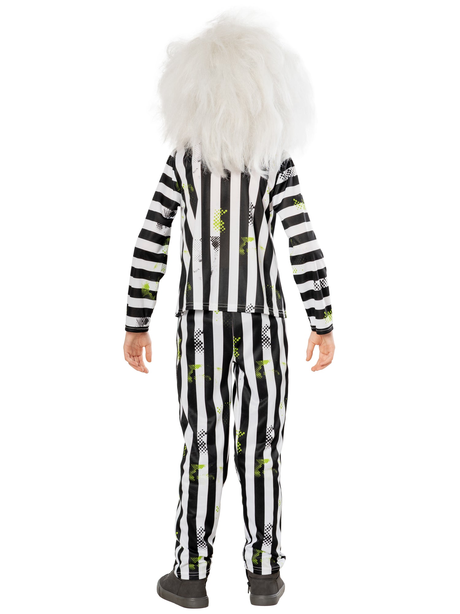 Beetlejuice Boys Costume Suit with Wig 2