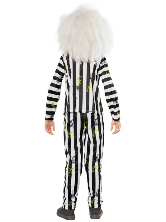 Beetlejuice Boys Costume Suit with Wig 2