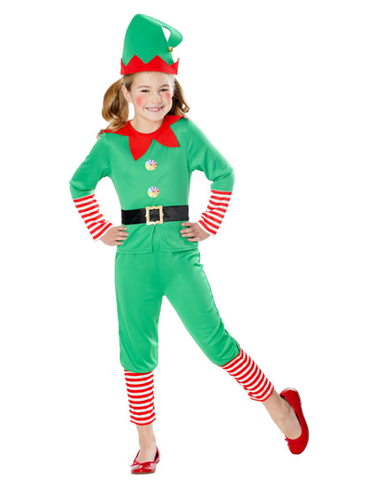 Kids Christmas Elf Costume 4