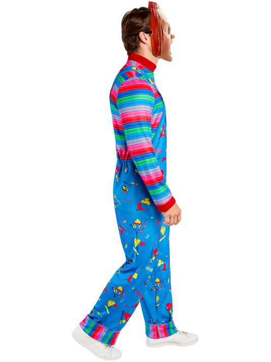 Chucky Adult Costume Childs Play 2 Jumpsuit and Mask 2