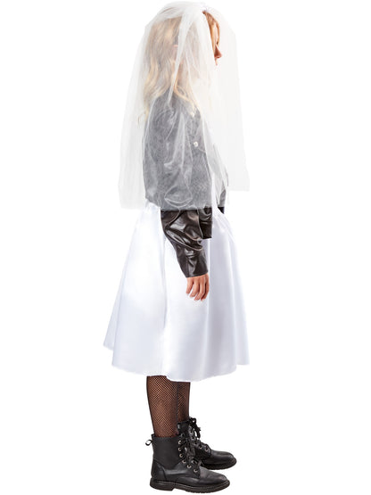 Bride of Chucky Tiffany Valentine Costume Dress for Girls 3